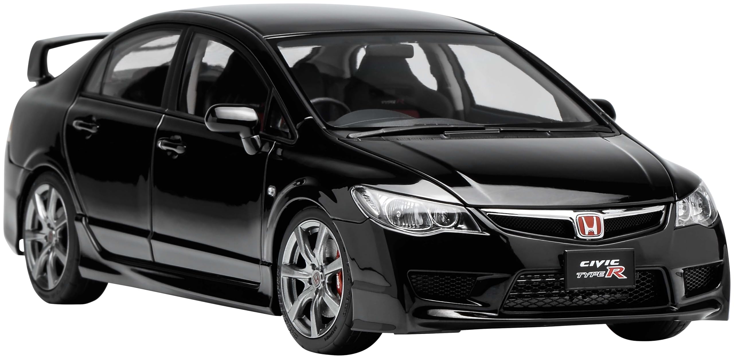 

FREESTYLE MOTORHELIX Масштаб Honda Civic Type R 2007 Фейслифт Кристально-черный Готовая модель M85406 1/18 (ФД2)