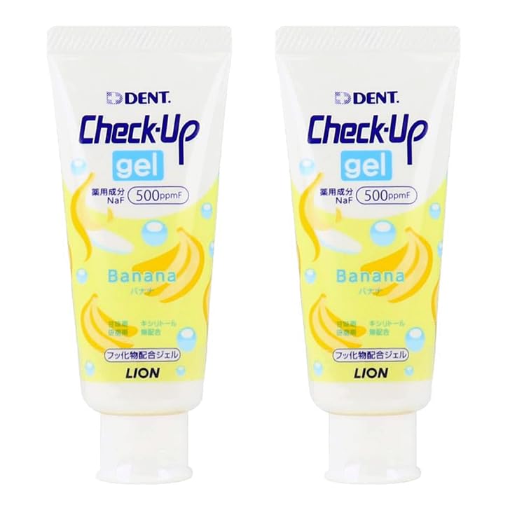 

DENT Check Up Gel Banana 60g x 2 bottles with original pocket tissue