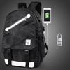 Anti Fashion Theft Backpack School Unisex Travel Bag Usb Charging Port Rucksack