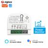 1/2 Gang Zigbee Smart Switch with Power Energy Monitor Tuya Wireless Home Appliance Relay Module for Alexa Google Zigbee Hub