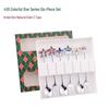 Christmas Cartoon Stainless Steel Spoon & Fork Set – Festive Cutlery with Gift Box