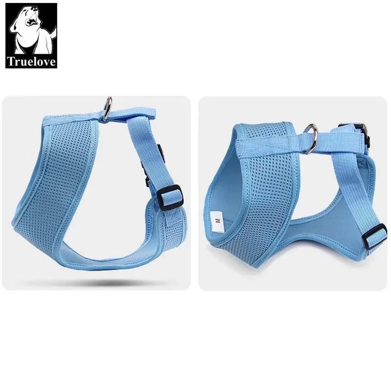 Truelove Welpenkatze Haustier Hundegeschirr Atmungsaktives Netz Nylon Hundegeschirr Leine Weiches Laufgeschirr Halsband Für Kleine Mittlere Hunde 8 Farben