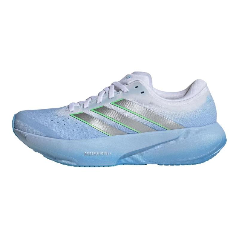 adidas SUPERNOVA RISE 3 Women s Comfort Fit Running Shoes Glow Blue Silver Metallic JR1613 38.5