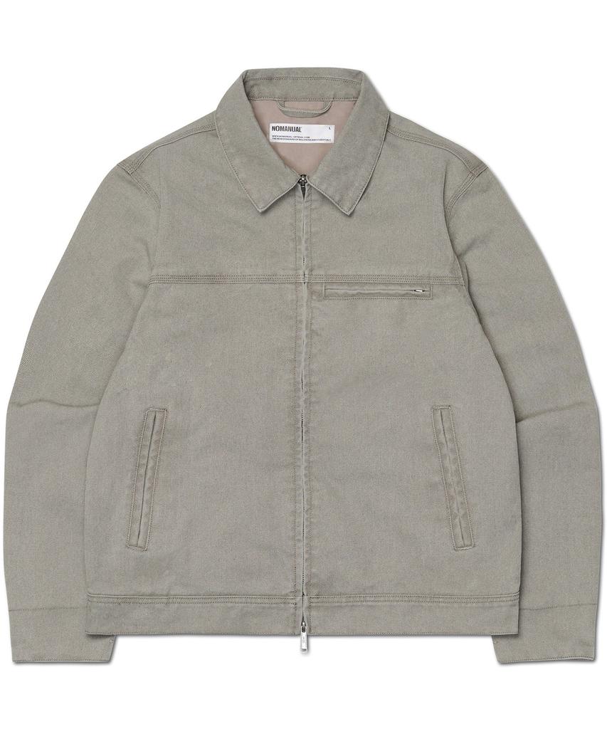 Nomanual E.S Washed Work Jacket - Washed Gray
