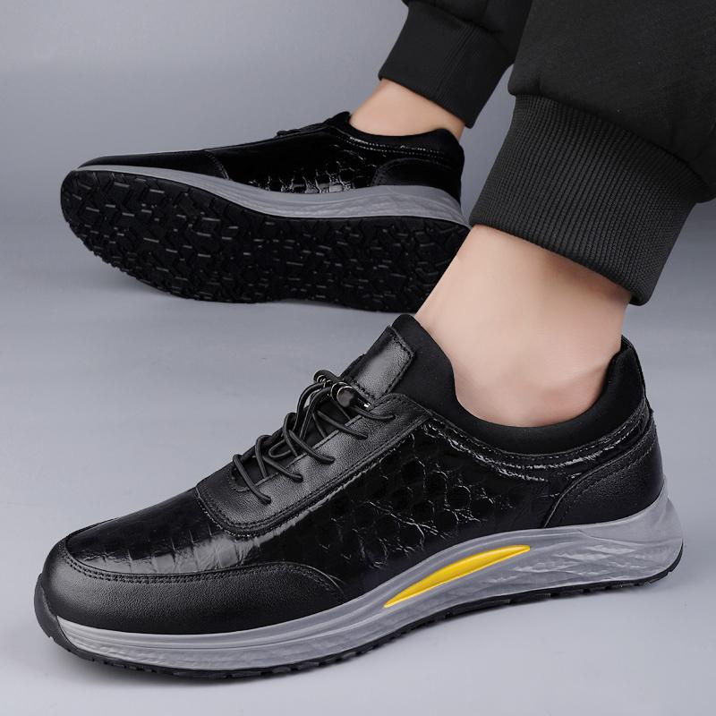 Hochwertige Herren-Sneaker Herren Leichte Walking-Freizeitschuhe Echtes Leder Herren-Trainer Luxusmarke Herren-Trekkingschuhe