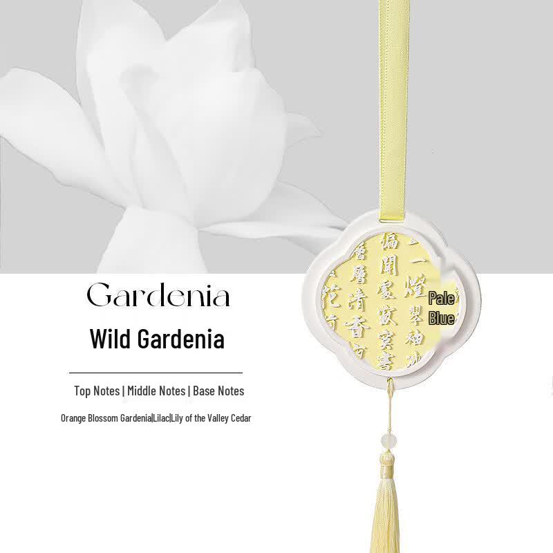 Creative Art Scented Hanging Ornaments Wild Gardenia 3 Pcs