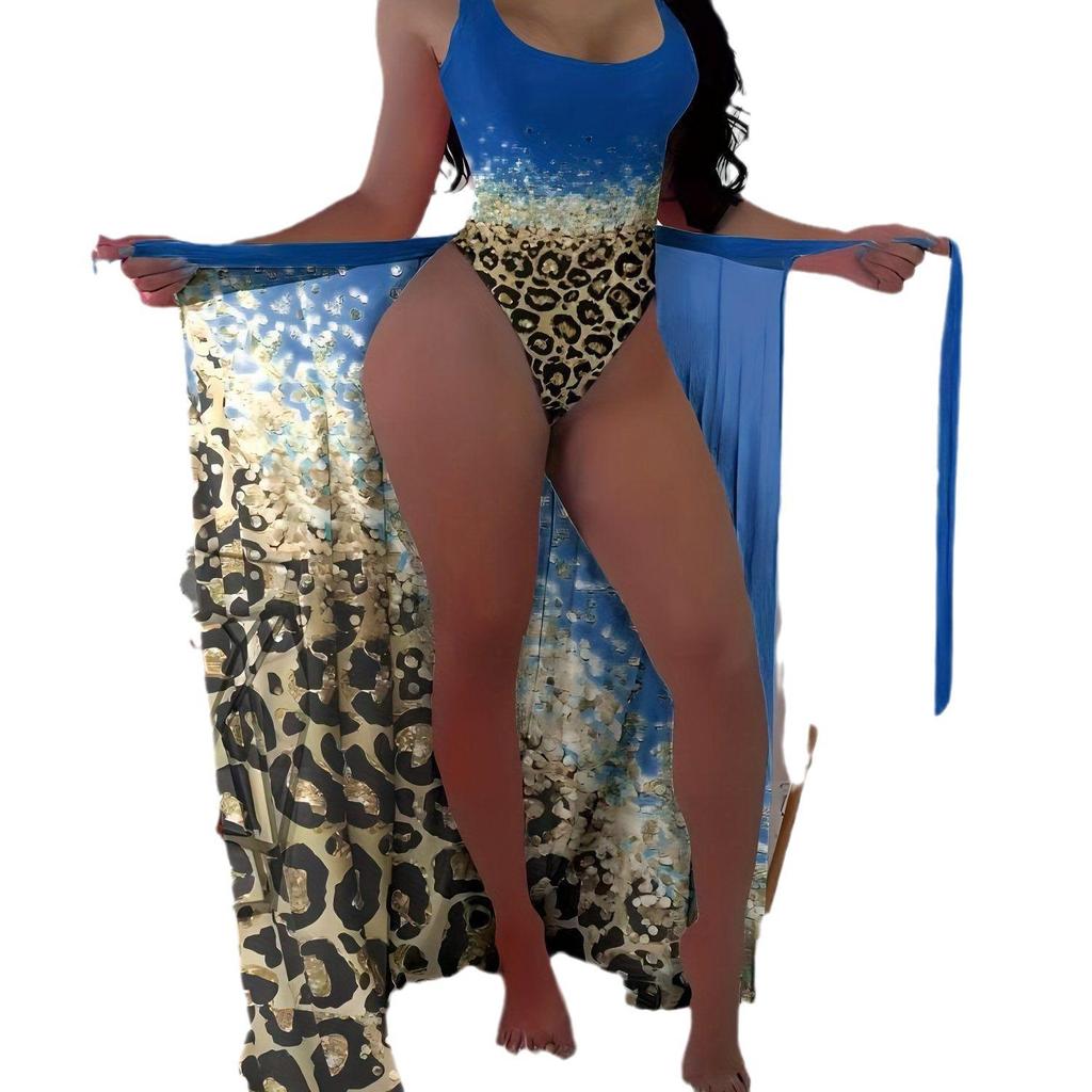 2026 Women's One-Piece Swimsuit Cover-Up: Slimming Plus Size, Stylish Hot Spring Swimwear