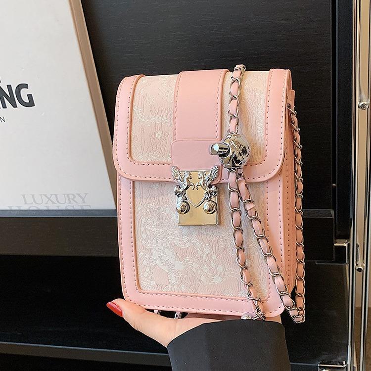 Premium Texture Small Bag Women's New Summer Versatile Messenger Bag Chain Shoulder Mobile Phone Bag