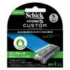 Schick Hydro 5 Custom Comfort razor replacement blades for 5-blade (4-pack) men.