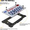 Rear License Plate Holder Bracket For BMW 1/2/ 3/5 / 6/ X Series, 328I 323I 528I M3, Mini Cooper, Bumper Trunk Car Tag Frame With Screws, Replace