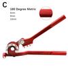 Bender 1/4" 5/16" 3/8" Brake Pipe Rolling Brass Copper Tube Pipe Manual Bending Tool Type Fuel Brake Pipe Bender Hand Tool