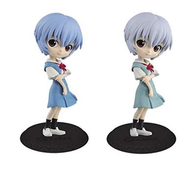 Banpresto Evangelion New Theatrical Version Q Posket Rei Ayanami Figure All 2 Types Set Color Rare Color [Normal Ver. + Ver.]