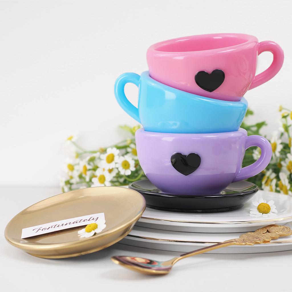 Portacandele a forma di tazza da tè Stampo in silicone a forma di tazza da caffè Stampo in silicone per flacone di sapone per Artigianato in resina fai-da-te Decorazione da tavola invernale per la casa