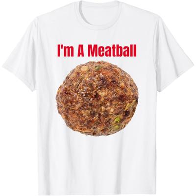 I'm A Meatball Lazy Simple Funny Costume Halloween T-Shirt