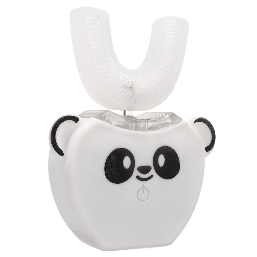 Kids Electric Silicone Toothbrush U Shaped Rechargeable 360 Degree Oral Cleaning IPX7 Water