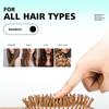 4pcs/Set Bamboo Wooden Hairdressing Comb Air Cushion Comb Wide Tooth Hair Comb Rat Tail Comb Holiday Gift