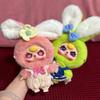 Authentic Baby Three Macaron Cute Bunny Series Blind Box Cute Trendy Toy Figurines Desktop Ornament Bag Pendantgift For Girl