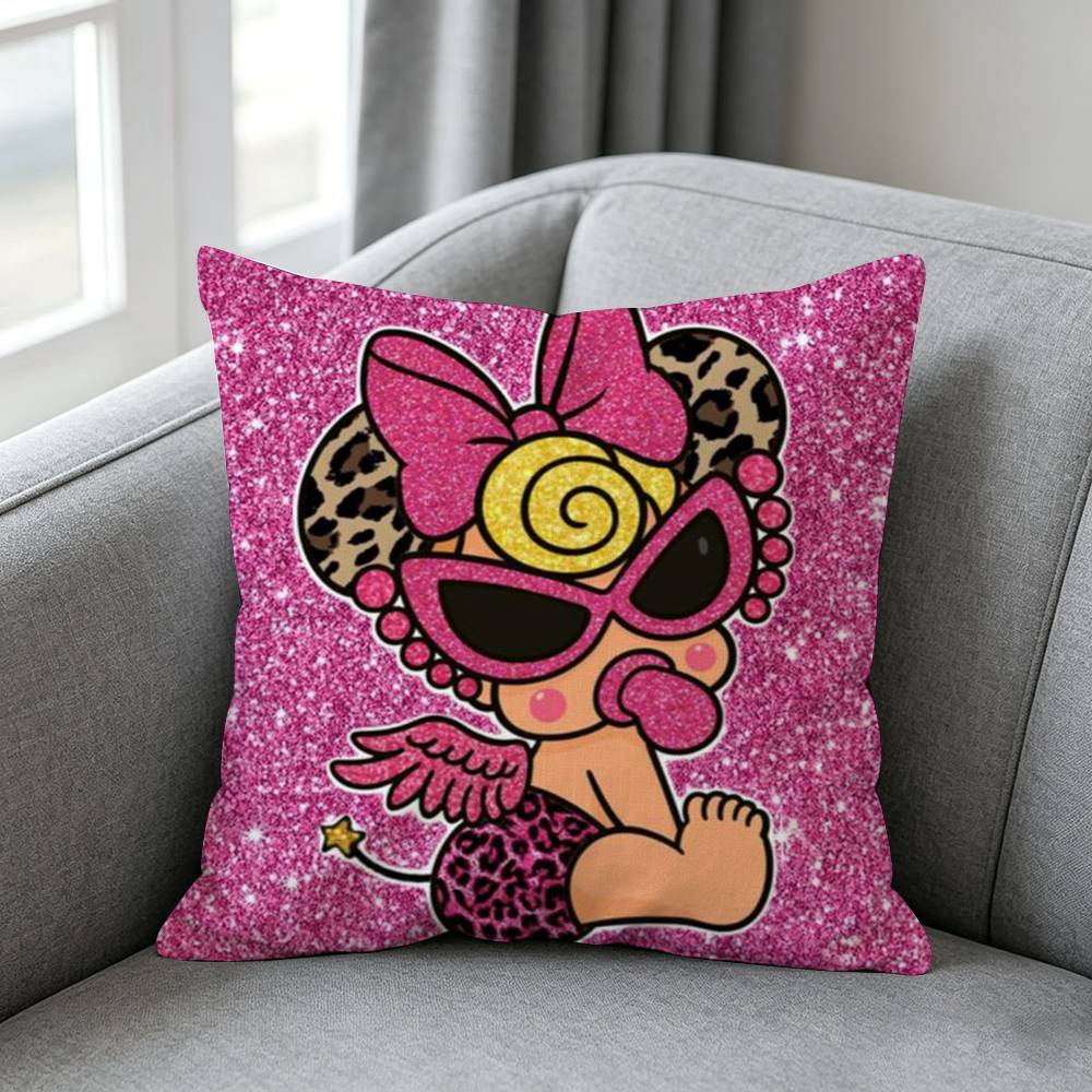 Hystericc Miniii Pillow cover Soft Microfiber Pillowcase Home Sofa Decor Surprise Decorative printed