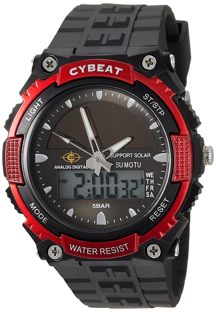 Sun Flame Co., Ltd. Cybeat BCY03 BCY03-RE Men's Black Watch