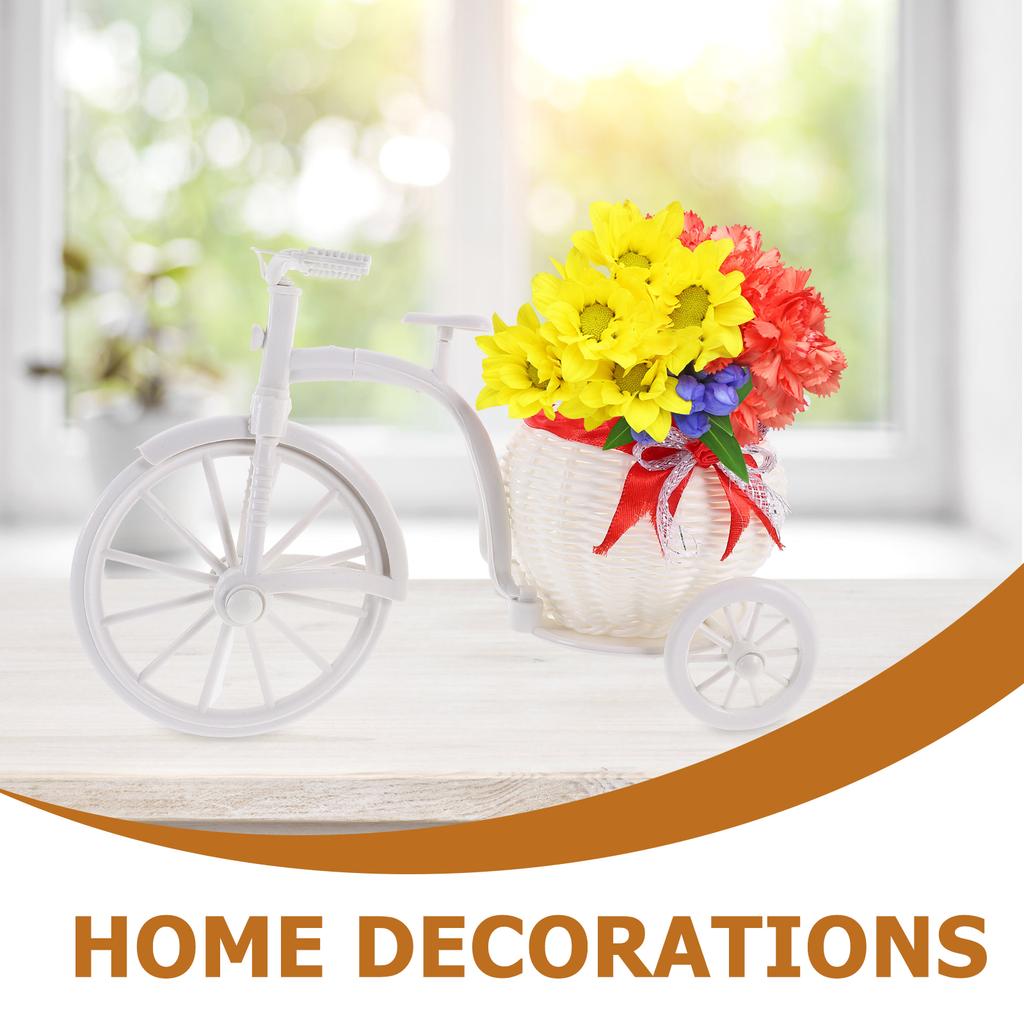 Basket Tricycle Flower Candy Serving Wedding Gift Baby Shower Favors Storage Party Supplies Small Decoration