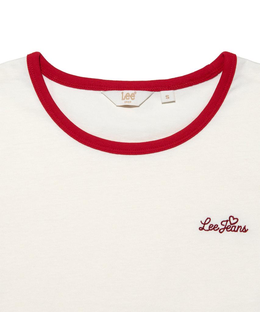 T-shirt Ringer Basique pour Femme LEE Crème