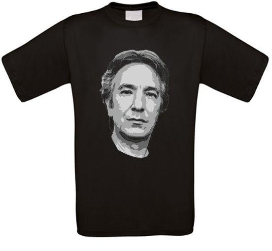 Alan Rickman Actor Legend T-Shirt All Sizes S
