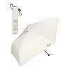 Wpc. IZA Men's Parasol [Lightweight & Slim] Heat-Blocking, 100% Light Blocking, Off-White, Rib Length: 55cm, ZA007-908-102