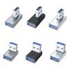 USB 3.0 Male To Female 90 Degree Right Angle Extension Adapter USB Upward Connector Data Sync for Laptop PC USB Fan