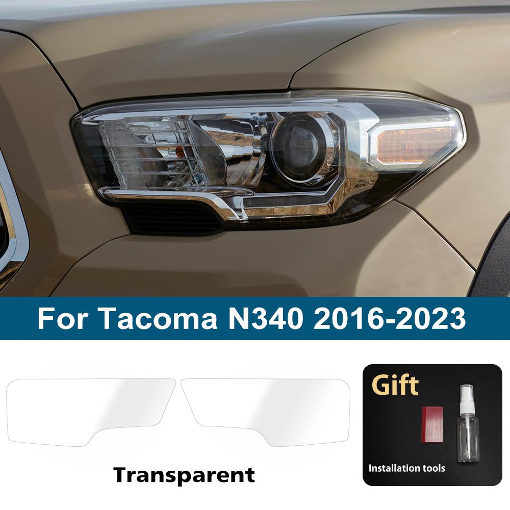 

Smoke Black TPU PPF Pre Cut Car Headlight Protective Film for Toyota Tacoma N440 N340 2016-2026 Anti-Scratch Headlight Film For Tacoma N340 CLR