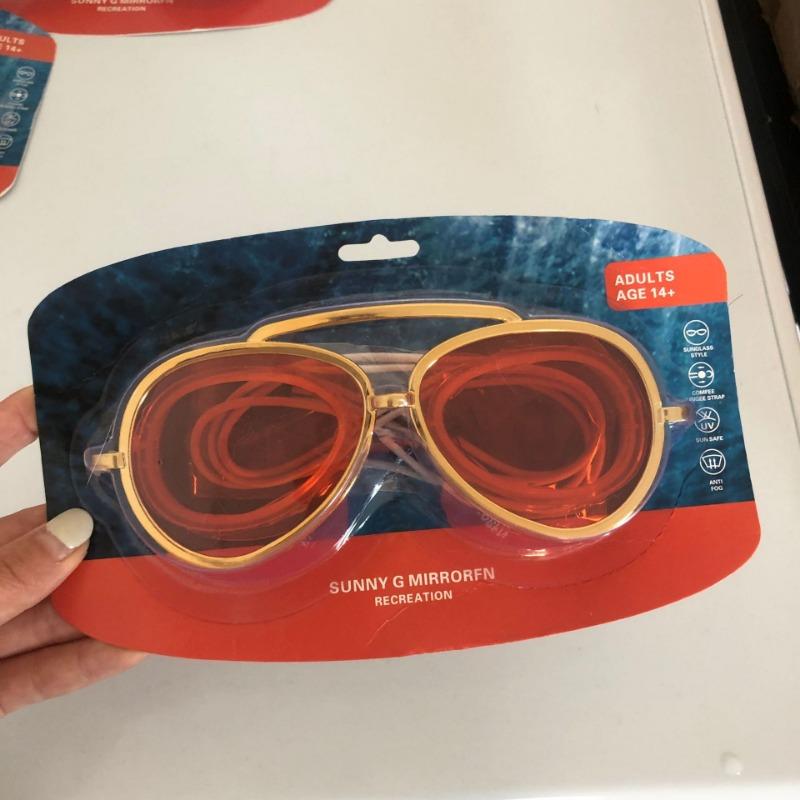 1 szt. Okulary G Mariner Mirror dla dorosłych Sunny G czerwony
