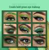 UCANBE Secret Realm 15-Color Eyeshadow Palette: Advanced Green Changlong Elf Halloween Special Effects Makeup.