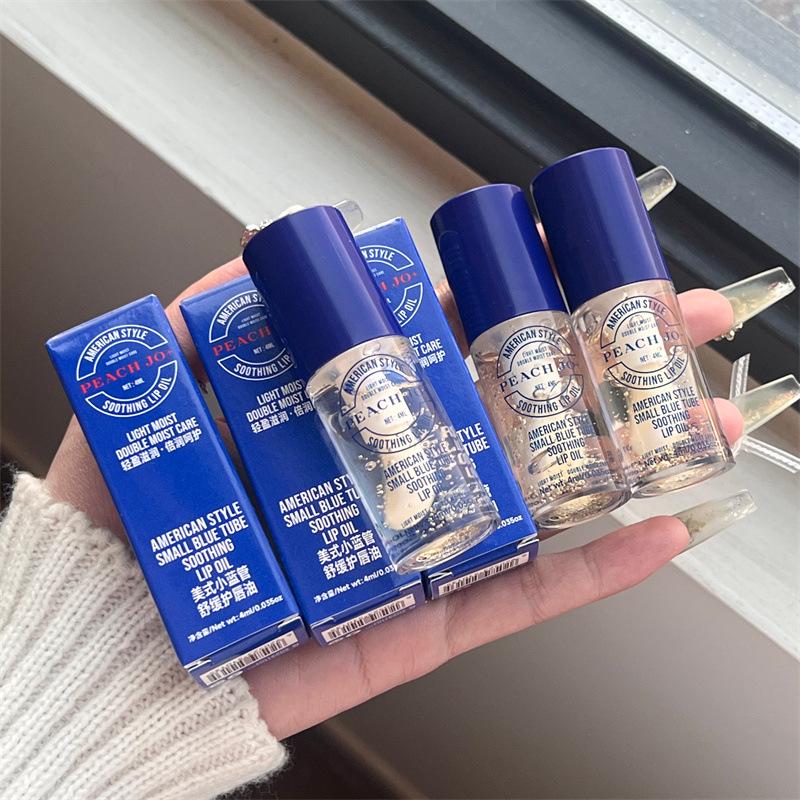 

PEACH JO+ Успокаивающее масло для губ с ромашкой аптечной - Увлажняющее и против обветривания для сухих губ осенью/зимой