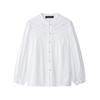 ZR1116 European and American Style Summer Women's Clothing Lace Romantic Style Lace Cardigan Long-sleeved Shirt Top Women