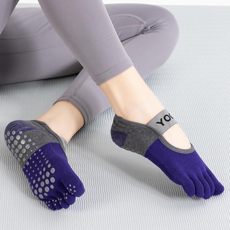 Women's Non-Slip Five-Toe Yoga Socks - Summer Pilates & Floor Socks