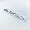 3D Chrom Schwarze Buchstaben GLC300de GLC300e GLC350e GLC400e 4Matic Emblem für Mercedes Benz GLC X253 Kofferraum-Logo-Aufkleber