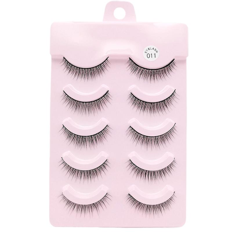 

Barbie Curl Segmented 5-Pack: Dai Mengfei 009 Little Devil False Eyelashes