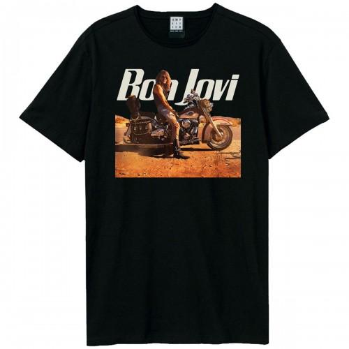 Amplified Unisex Adult Wanted Dead Or Alive Bon Jovi T-Shirt