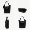 VITAFELICE Women's Vertical Two-Tone Handbag inb-90078p (Gray)