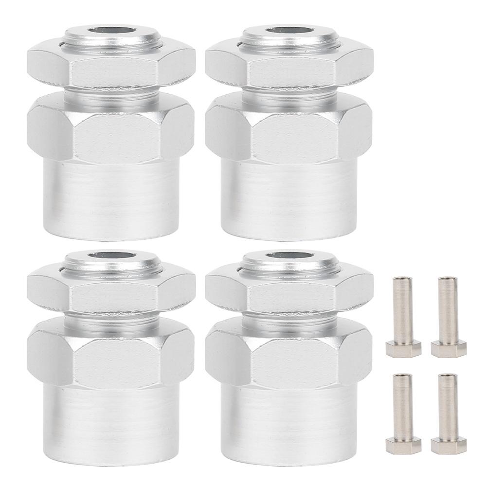 

12mm to 17mm Wheel Hex Conversion Adapter Accessories Fit for 110 RC Crawler 15mmSilver