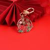 Porte-clés Pendentif Auspicieux Dragon & Phénix - Poisson Koi Cadeau du Nouvel An
