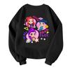 Children's Fashionable Lightweight Long-sleeved Round Neck Pullover With Pockets Printed Pullover