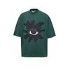 Cross-border trendy brand HOUSE & ERRORS Eye of Truth Letter Pattern Printed Short Sleeve T-Shirt Men's and Women's High Street Half Sleeve