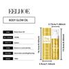 Body Highlight Oil Silky  Shimmer Body Face Glitter Moisturizing Radiant Makeup for Fashion Events