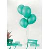 Balloon - PTIT CLOWN - Ø 30 Cm - Pack of 10 - Chrome - Green