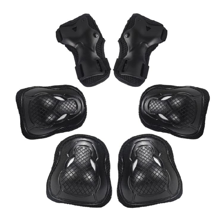 Child Roller Skating Protective Gear Set Adjustable Skating Knee Elbow Pad Hand Guard for 3-8 Boy Girl Skateboarding