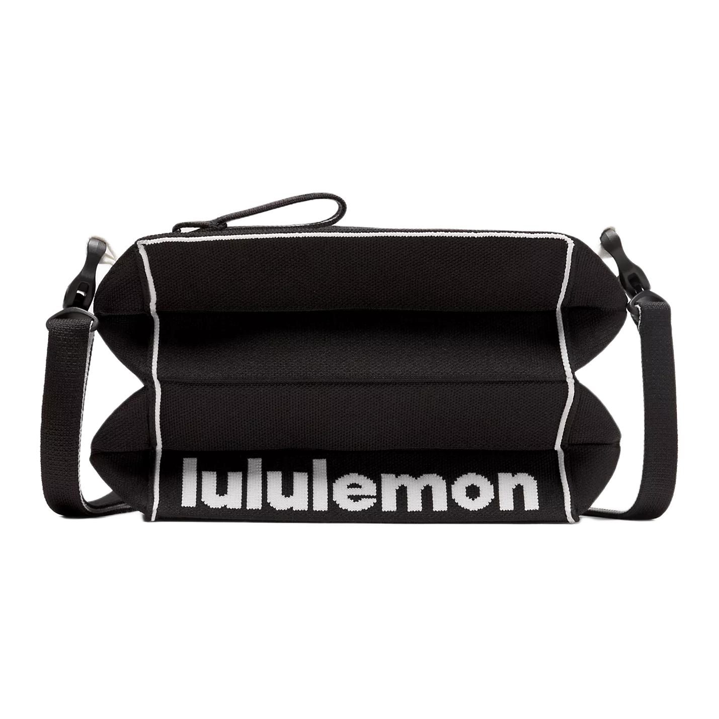 Lululemon 3L Crossbody Simple Versatile Trendy Polyester Sling Bag Women Crossbody Bag Black LW9GB2S-0023 Black/BLK