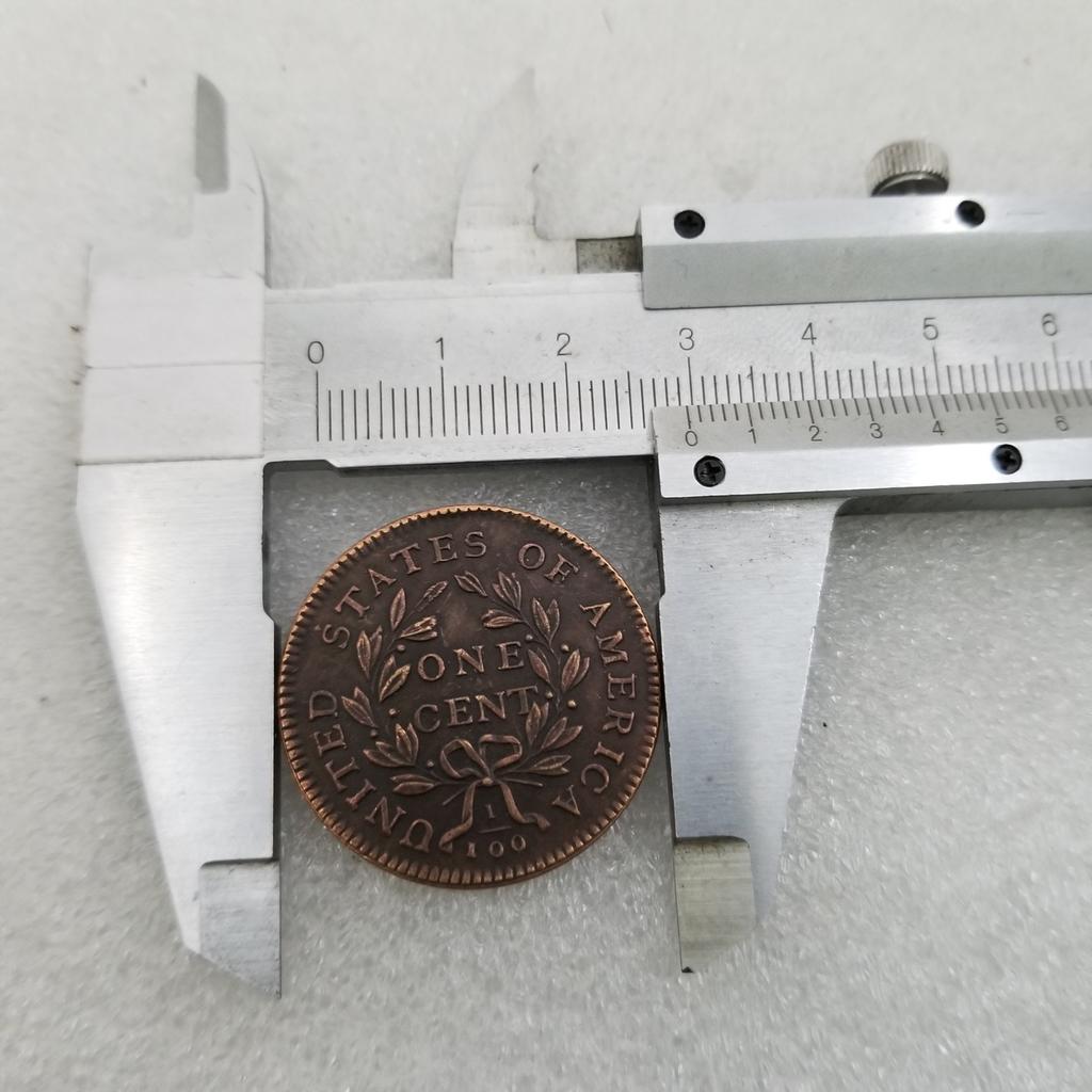 American 1797, brass material, 1 silver dollar, silver round, foreign silver dollar, collectible, antique handicraft