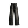 American Street Jeans Men's Spring High Street Trend Brand Skinny Graffiti Art Loose Straight Pants