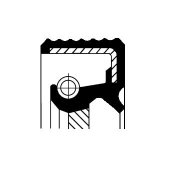 Corteco Shaft Seal, Crankshaft, Shaft Seal, Camshaft 20033412B Rozmiar 10