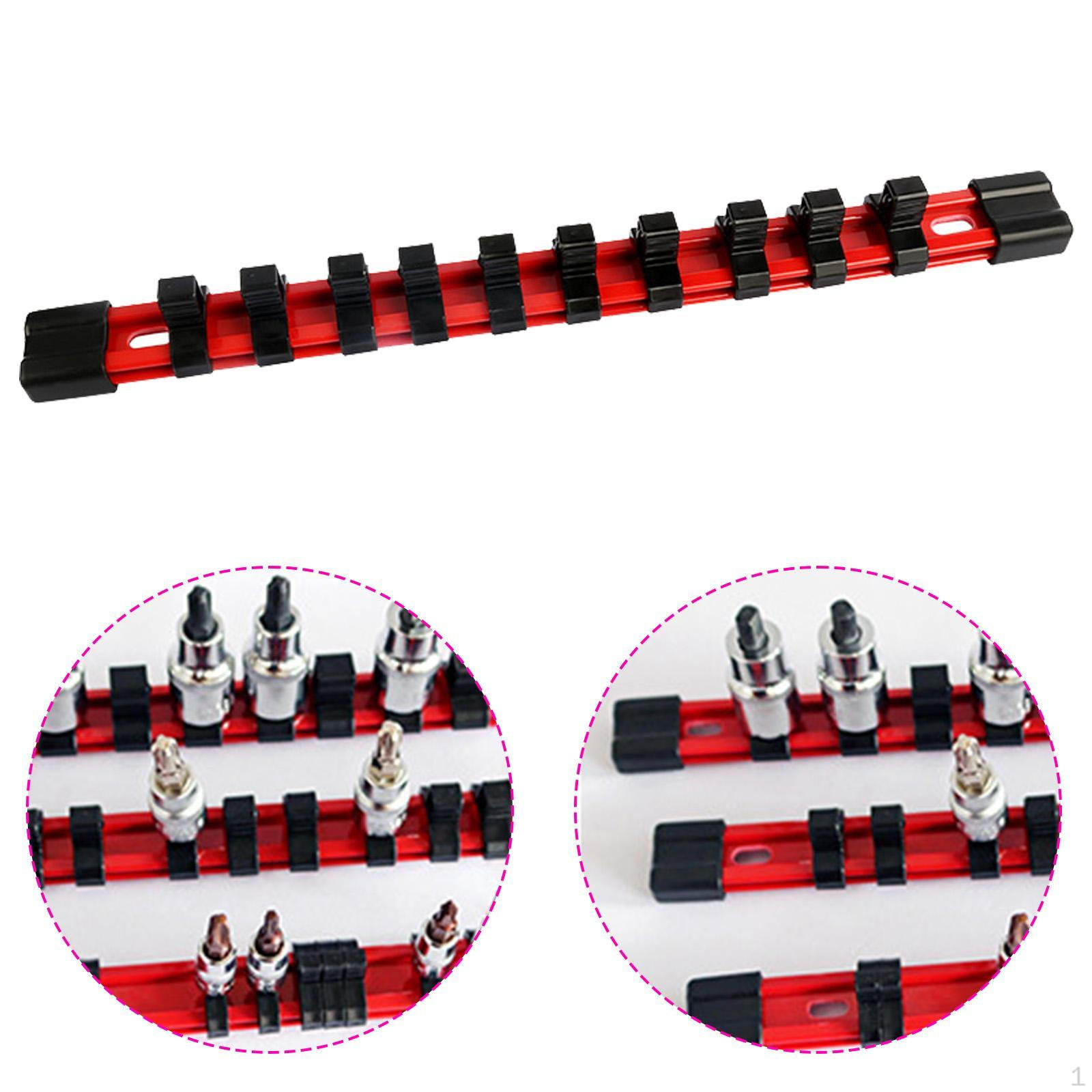 

Socket Holder for Organized Storage 28cmx2.5cmx2.5cm
